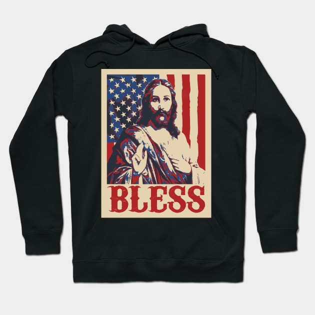 God Bless America Hoodie by mia_me